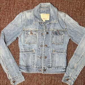 Abercrombie & Fitch Blue Jean Jacket y2k 90’s vintage cool girl preppy denim